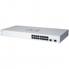Комутатор Cisco Business CBS220-16P-2G-EU (16xGE PoE, 2xSFP, 130 Вт, Smart)
