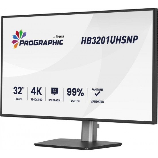 Монітор Iiyama 31.5" ProGraphic HB3201UHSNP-B1 IPS Black
