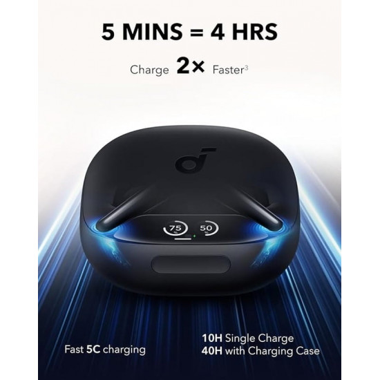 Bluetooth-гарнітура Anker SoundCore Liberty 4 Pro Black matte (A3954G11)