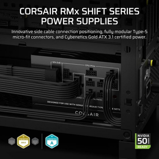 Блок живлення Corsair RM850x Shift ATX 3.1 850W (CP-9020299-EU)