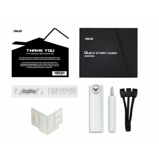 Відеокарта GF RTX 5070 Ti 16GB GDDR7 TUF Gaming OC White Asus (TUF-RTX5070TI-O16G-WHITE-GAMING)