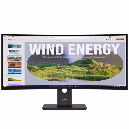 Монітор Lenovo 34" ThinkVision T34wd-40 (64AEGAT1UA) VA Black 120Hz