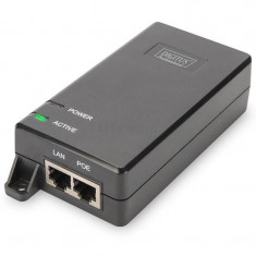 PoE-інжектор DIGITUS PoE+ 802.3at, 10/100/1000 Mbps, Output max. 48V, 30W (DN-95103-2)