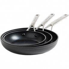 Набір сковорідок KitchenAid Forged Hardened Aluminium 3 предмети (CC005699-001)