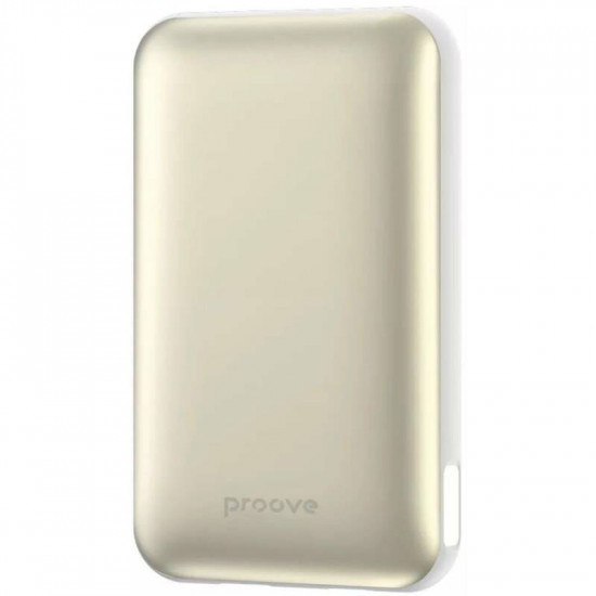 Універсальна мобільна батарея Proove Vibe Energy Plus 22.5W 10000mAh White/Gold (PBVE15012202)