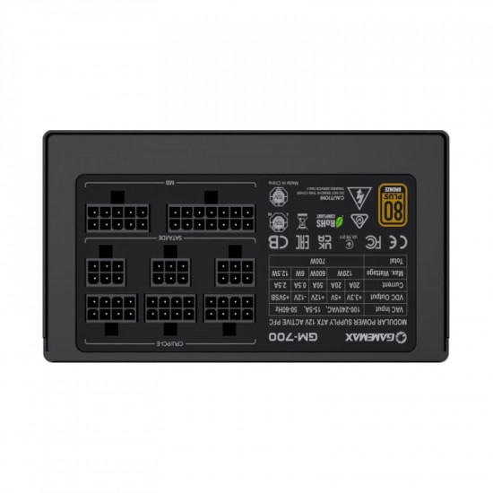 Блок живлення GameMax GM-700 Modular 700W Black
