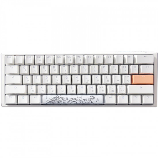 Клавіатура Ducky One 3 Mini Cherry MX Brown RGB UA USB White (DKON2161ST-BUAPXPWWWSC1)