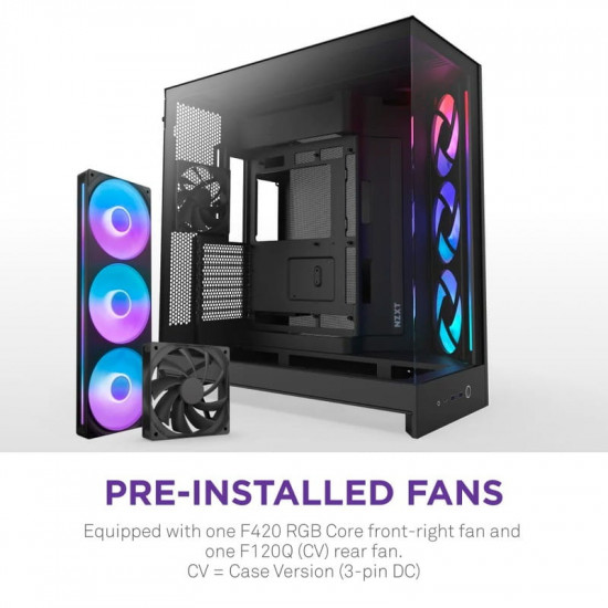 Корпус NZXT H9 Flow RGB Black (CM-H92FB-R1)