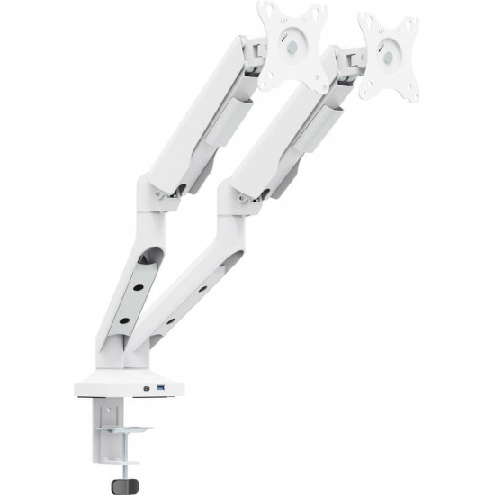 Кріплення настільне для двох моніторів OfficePro 17-35" White (MA452W)