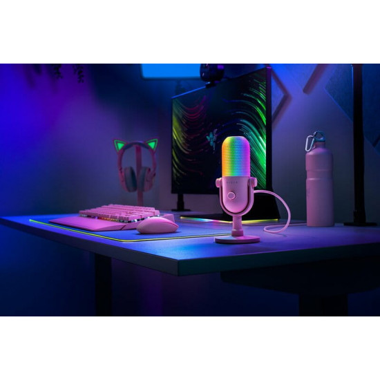 Мікрофон Razer Seiren V3 Chroma Quartz (RZ19-05060300-R3M1)