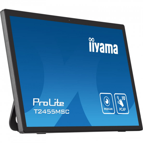 Монiтор Iiyama 23.8" T2455MSC-B1 IPS Black
