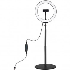 Кільцева USB LED-лампа Puluz PKT3039 10.2" + настільне кріплення 1.4 м (PKT3039)