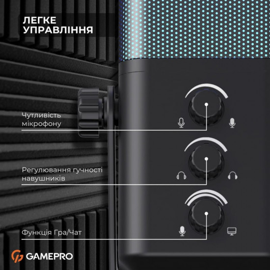 Мікрофон GamePro UGM117B