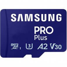 Карта пам`яті MicroSDXC 128GB UHS-I/U3 Samsung Pro Plus R180/W130MB/s + OTG Card reader (MB-MD128SB/WW)