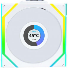 Вентилятор Lian Li Uni Fan SL Wireless LCD Reverse 120-1 White (G99.12RSLLCD1W1W.00)