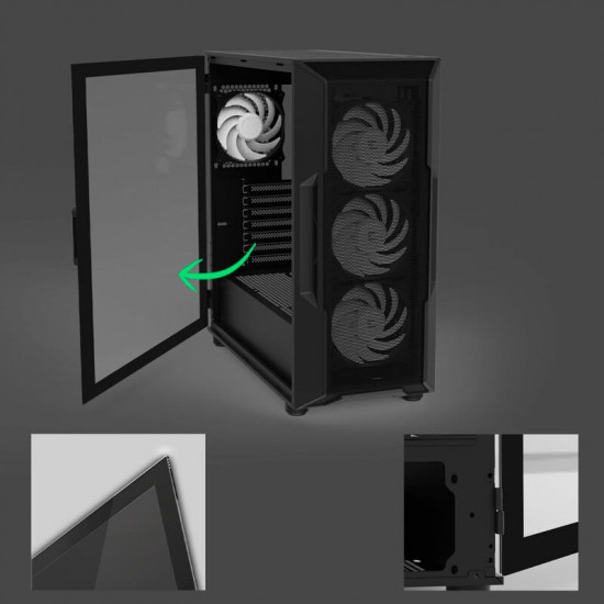 Корпус Zalman i3 Neo ARGB V2 Black