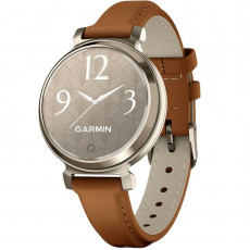 Смарт-годинник Garmin Lily 2 Cream Gold with Tan Leather Band (010-02839-60)