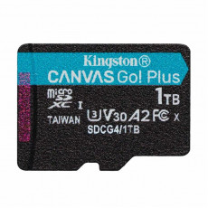 Карта пам`яті MicroSDXC 1TB UHS-I/U3 Class 10 Kingston Canvas Go! Plus R200/W160MB/s (SDCG4/1TBSP)