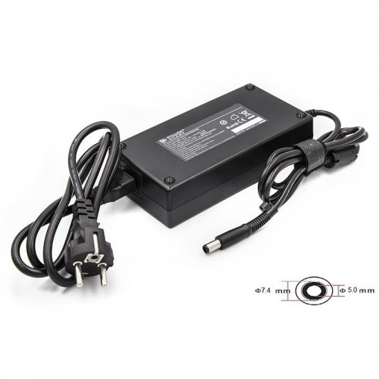 Блок живлення PowerPlant для ноутбуков HP 220V, 19V 180W 9.5A (7.4*5.0) (HP180F7450)