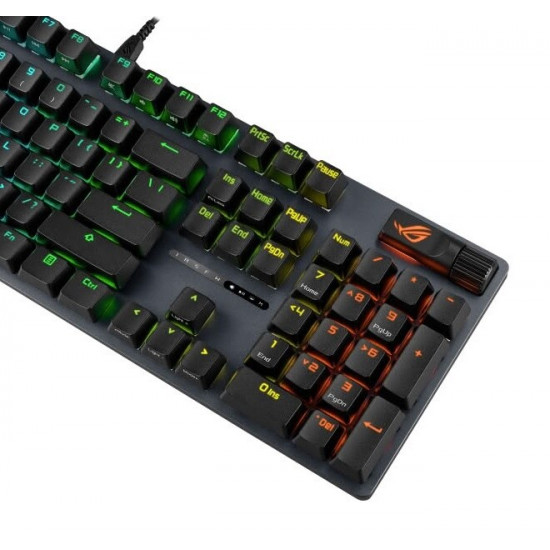 Клавiатура Asus ROG Strix Scope II X Black (90MP03XG-BKMA00)