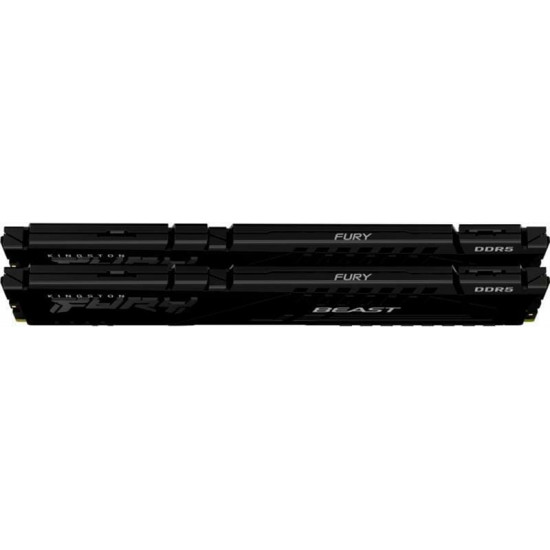 Модуль пам`яті DDR5 2x32GB/6000 Kingston Fury Beast Black (KF560C36BBEK2-64)