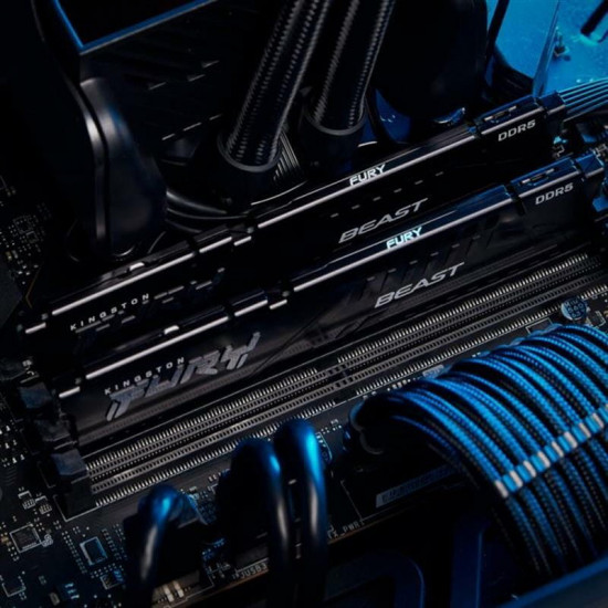 Модуль пам`яті DDR5 2x32GB/6000 Kingston Fury Beast Black (KF560C36BBEK2-64)