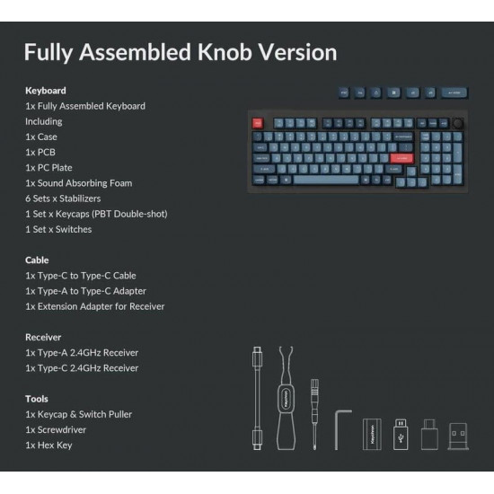 Клавіатура бездротова Keychron V5 Max 100Key (V5M-D3-UA)