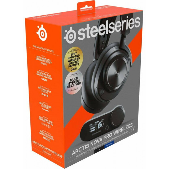 Гарнітура SteelSeries Arctis Nova Pro Wireless P Black (61522)