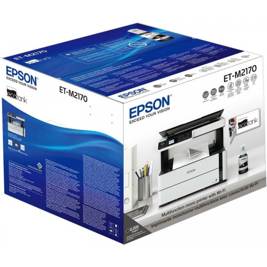 Багатофункційний пристрій А4 Epson M2170 Фабрика друку з WI-FI (C11CH43404)