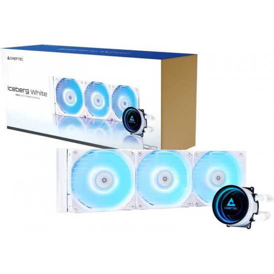 Система водяного охолодження Chieftec Iceberg 360 ARGB White (CLC-360-RGB-W)