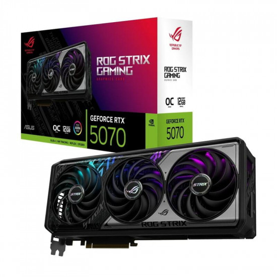 Відеокарта GF RTX 5070 12GB GDDR7 ROG Strix Gaming OC Asus (ROG-STRIX-RTX5070-O12G-GAMING)