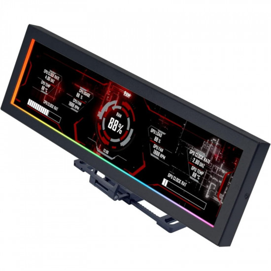 Екран Lian Li 8.8" Universal Screen Mount Black (G89.SM088X.00)