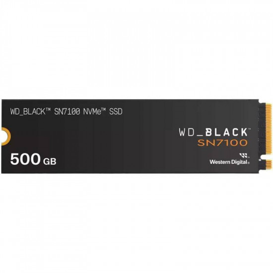 Накопичувач SSD 500GB WD Black SN7100 M.2 2280 NVMe PCIe 4.0 x4 3D TLC NAND (WDS500G4X0E)