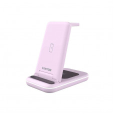 Бездротовий зарядний пристрій Canyon WS-304 15W 2in1 Iced Pink (CNS-WCS304IP)