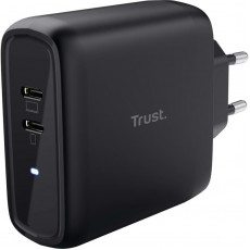 Зарядний пристрій Trust Maxo 65W 2xUSB-Type C Black (25380)