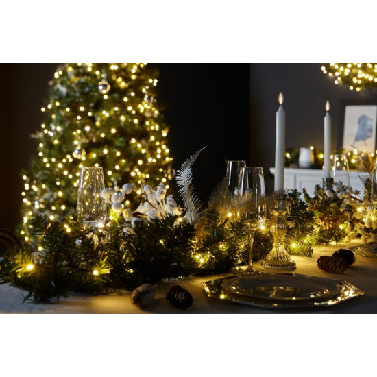 Smart LED гірлянда Twinkly Strings AWW Gen II (TWS400GOP-BEU) 400LED, 32м, BT+WiFi