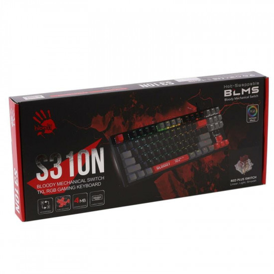 Клавіатура Bloody S310N Energy Red
