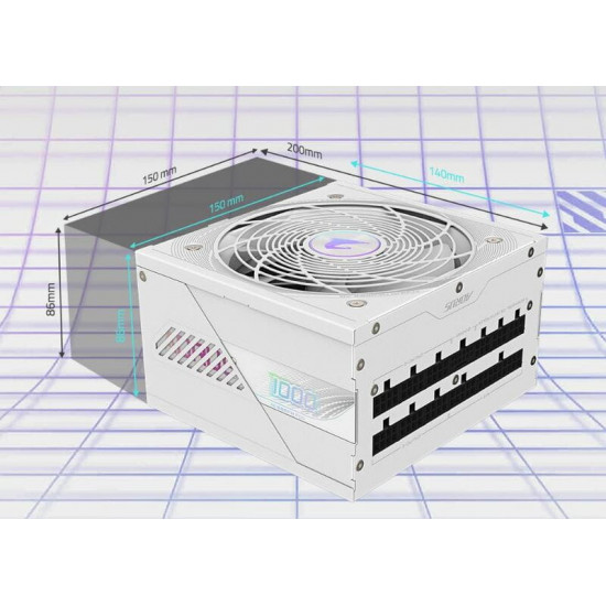 Блок живлення Gigabyte GP-AE1000PM PG5 ICE 1000W
