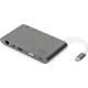 Док-станція Digitus USB-C USB3.0х3/USB-C/SD/MicroSD/HDMI/VGA/miniDisplayPort/RJ45/Audio (DA-70875)