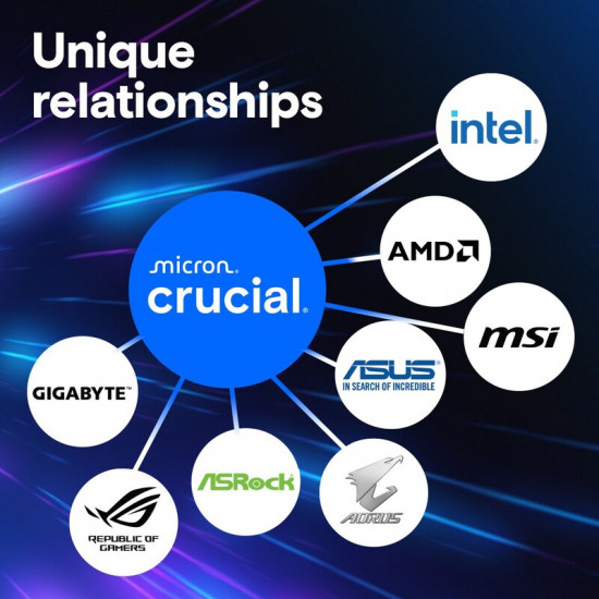 Модуль пам`ятi DDR5 32GB/6400 Crucial Pro Overclocking (CP32G64C40U5B)