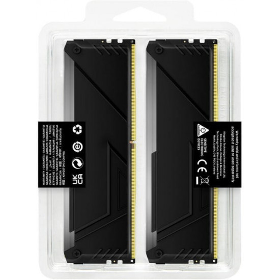 Модуль пам`яті DDR4 2x16GB/3200 Kingston Fury Beast RGB (KF432C16BB12AK2/32WP)