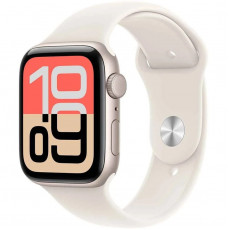 Смарт-годинник Apple Watch SE 3 GPS 44mm Starlight Aluminium Case with Starlight Sport Band - S/M (MEHG4RK/A)