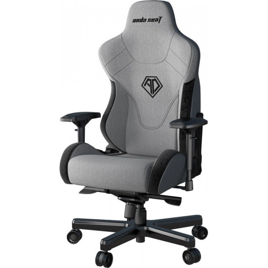 Крісло для геймерів Anda Seat T-Pro 2 Size XL Linen Grey/Black (AD12XLLA-01-GB-F)