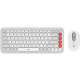 Комплект (клавіатура, миша) бездротовий Logitech Pop Icon Combo Off White (920-013141)