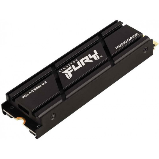 Накопичувач SSD 4TB Kingston Fury Renegade with Heatsink M.2 2280 PCIe 4.0 x4 NVMe 3D TLC (SFYRDK/4000G)