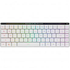 Клавіатура бездротова Asus ROG Falchion RGB WL BT White (90MP03EC-BKMA10)