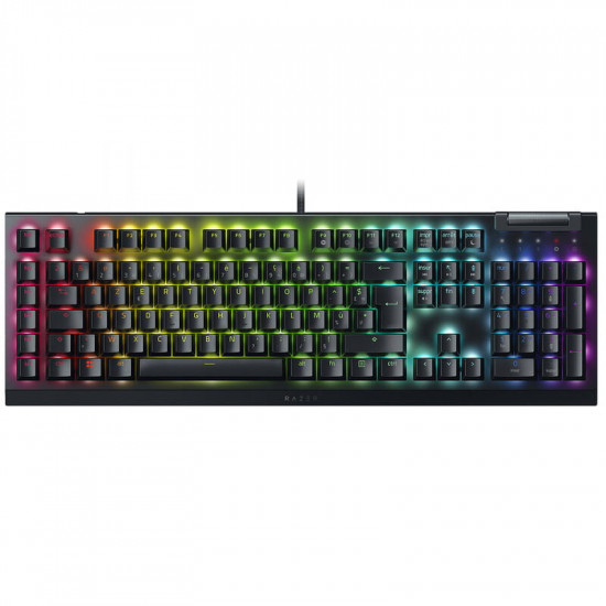 Клавіатура Razer BlackWidow V4 X Green Switch RU Black (RZ03-04700800-R3R1)