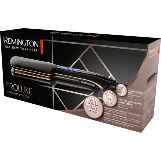 Випрямляч для волосся Remington S9150B PROluxe Midnight Wide Plate Straightener