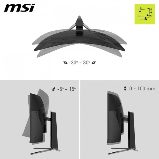 Монітор MSI 31.5" MAG 325CQPF E18 VA Black Curved 180Hz