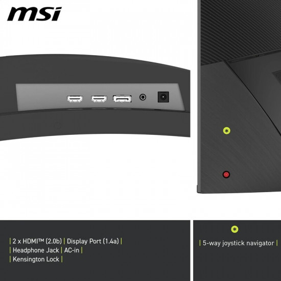 Монітор MSI 31.5" MAG 325CQPF E18 VA Black Curved 180Hz
